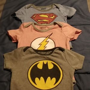 3 Justice League Onsies